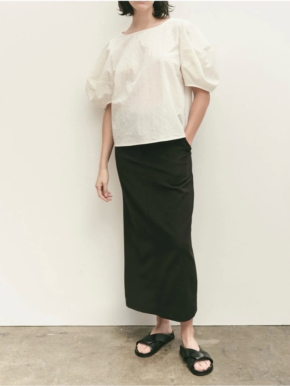 Mijeong Park Balloon Sleeve Blouse